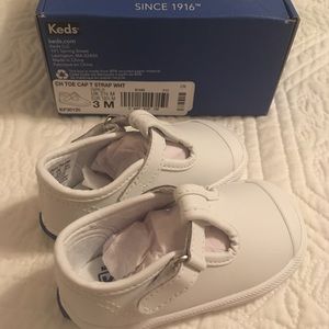 Girls White Keds